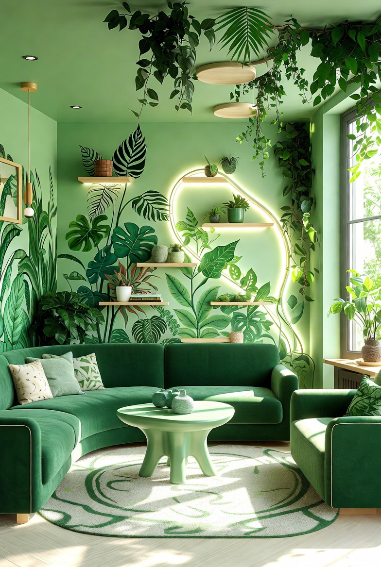 ali72400794's tweet photo. Starting a good day with green ideation . #room #InteriorDesign  #greenwall https://t.co/Ho9wD83QlM