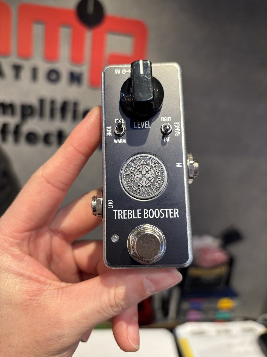 少数ですが、Kz Guitar Worksの TREBLE BOOSTER入荷しました✨ かの