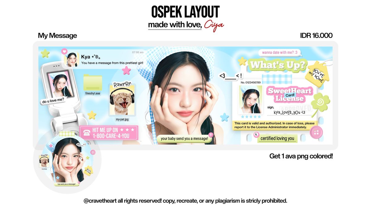 cravetheart's tweet image. bantu repost &amp;amp; ospek ya? makasii! ‹𝟹

aku ada 1 anak baru lagii, boleh minta tolobg bantu ospek? kalau tidak aman boleh dm aku baik2 yaw 🫶🏻

layout kya ufs 16k free retext guys :3

#zonauang