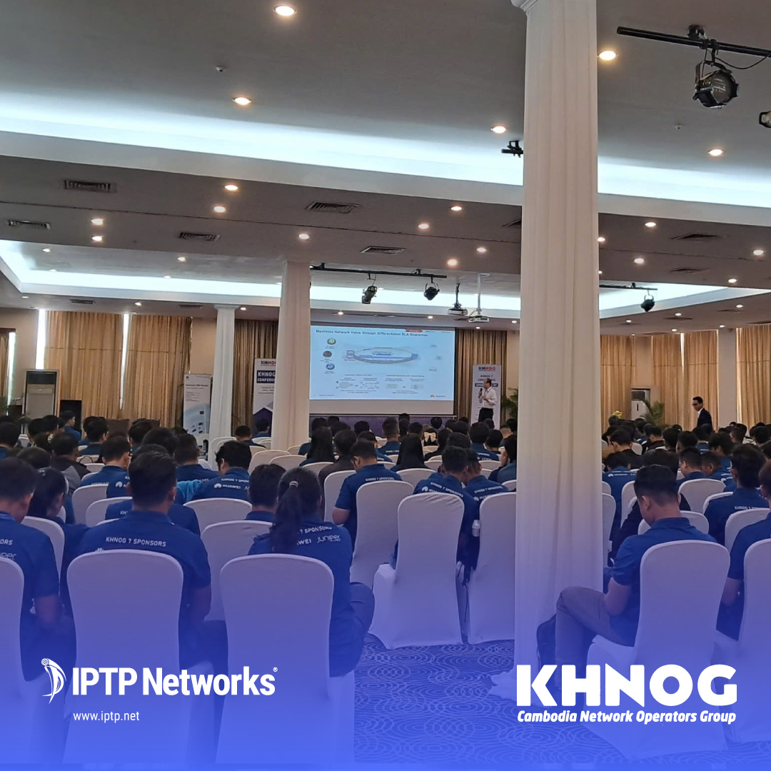 Great conversations and a strong community in Phnom Penh with those shaping better networks at #KHNOG7.

🚀 IPTP Networks keeps the momentum going with ultra-low-latency #connectivity and stronger #peering.