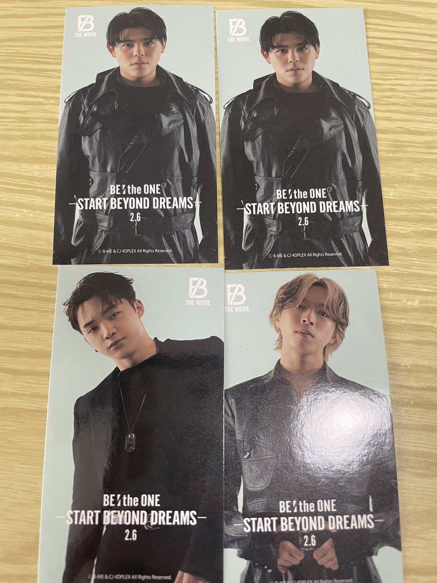 BE:FIRST THE MOVIE BE the ONE -START BEYOND DREAMS- ムビチケ特典