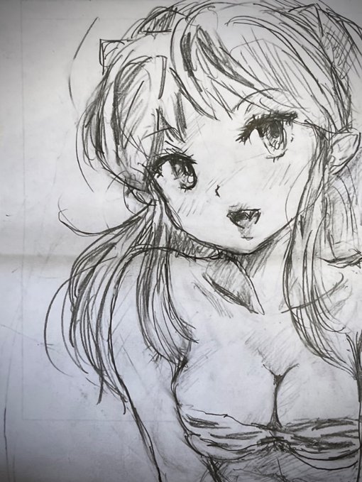 午後の落書き〜 言わないと誰か分からないシリーズ &私の性癖狂わせたキャラシリーズぅ〜っ パフパフ〜 ラムちゃん