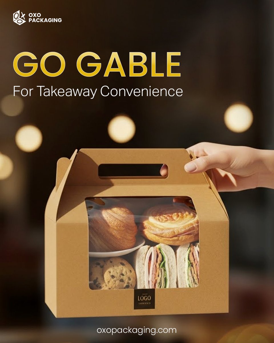 OXOpackagingusa's tweet image. oxopackaging.com

🥡 Make your customers’ takeaway experience unforgettable with custom-made gable boxes.
oxopackaging.com

Get a Quote Today!
Email: sales@oxopackaging.com
Call: (510) 500 - 9533

#OXOPackaging #GableBoxes #TakeawayPackaging #EcoFriendlyPackaging