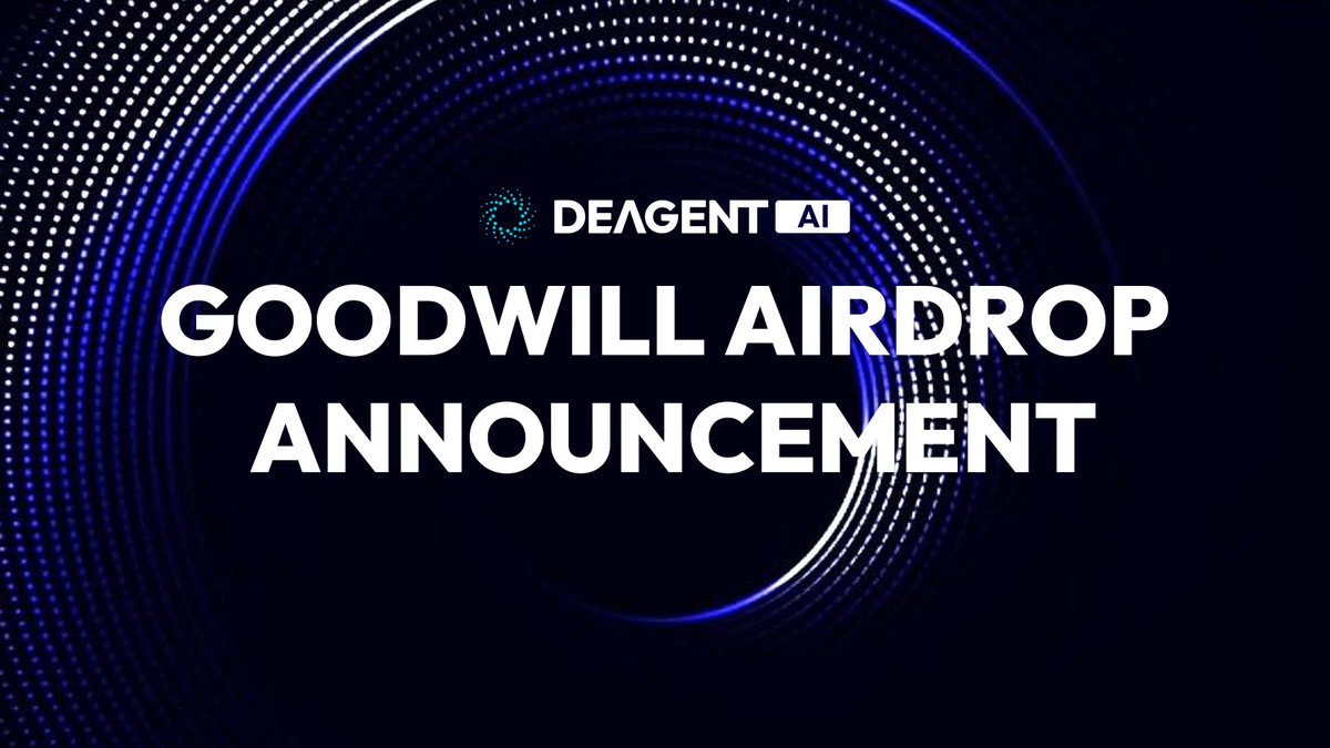 DeAgentAI's tweet image. 📢Official Statement: Goodwill Airdrop for AIAUSDT Perpetual Contract Users  

At DeAgentAI, our community always comes first. Regarding the recent impact of the AIAUSDT Perpetual Contract delisting, we have maintained close communication with the @binance team.  

After active…