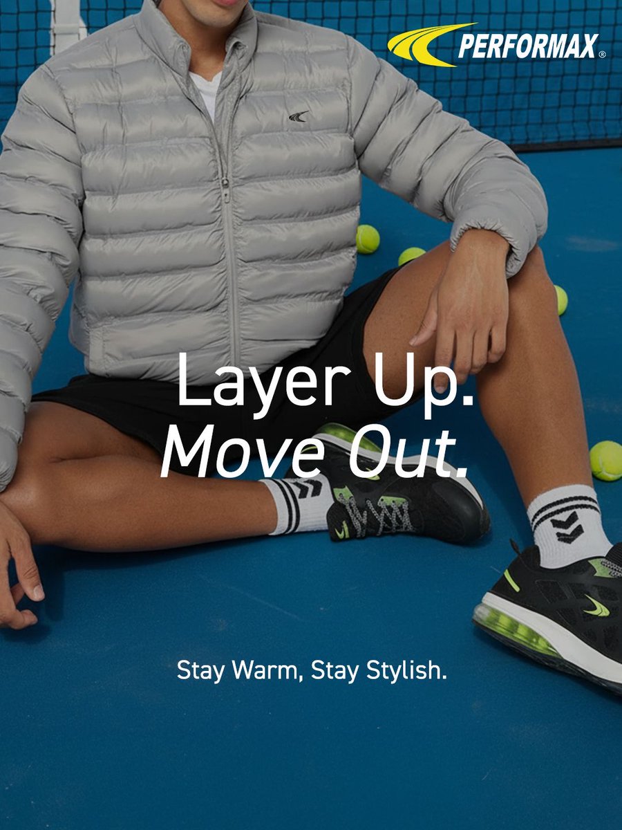 PerformaxIndia's tweet image. Cold outside? Layer up &amp;amp; Move out. Winter isn’t a reason to pause.

#Performax #SweatItGetIt #LayerUp