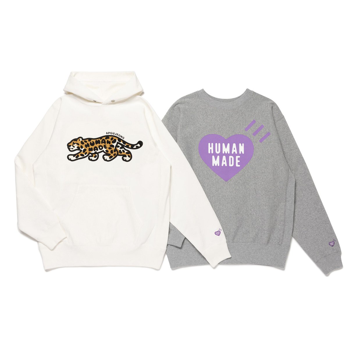 店舗別カラー】 HUMAN MADE “ANIMAL HOODIE & HEART SWEATSHIRT”が2025