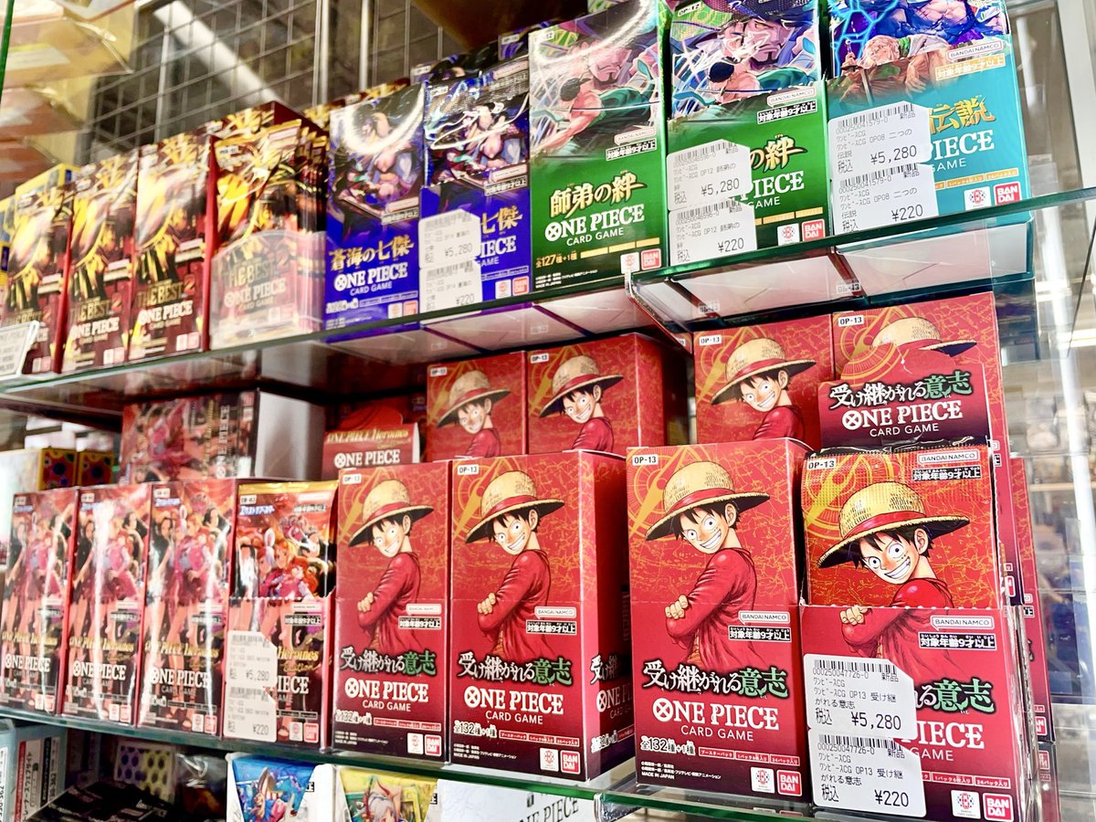 🏴‍☠️ワンピカードのパック＆ボックスが超大量に充実‼️ 新弾だけで