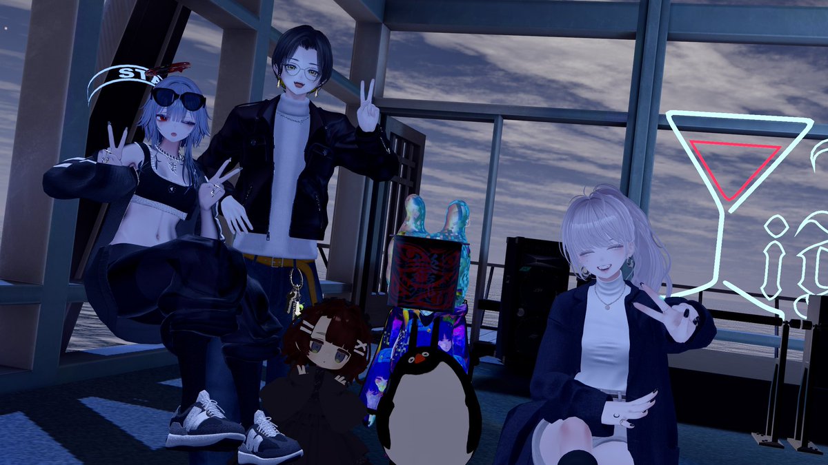 Jellylights045's tweet photo. 今回もご来店ありがとうございました。
イベントカレンダーから伺ってくださった方が
大変多く嬉しかったです🔥
nice DJで最高に盛り上がったので次はHMDが直り次第
酒をガブ飲みしてるところ見せてください🍻
次回開催は未定です、またのご来店お待ちしております
#VRC_Jellylights https://t.co/9kfzCCEepR