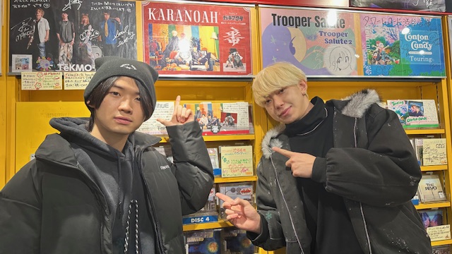 タワ渋訪店】 New Single『番』をリリースされた #カラノア のメンバー