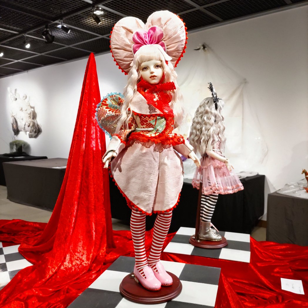 創作ビスクドール『ドラジェ』 横浜で開催中の人形展に出品中です。 第
