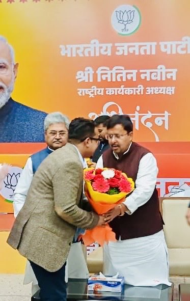 yashverma__97's tweet photo. Called on BJP National Working President, Shri @NitinNabin Ji.
Always had his back as a brother I’ve personally seen his disciplined leadership and clear vision that inspires youth to lead from the front in nation-building.
#nitinnabin #bjp #SunilVerma #Bihar https://t.co/R9teSbepLT