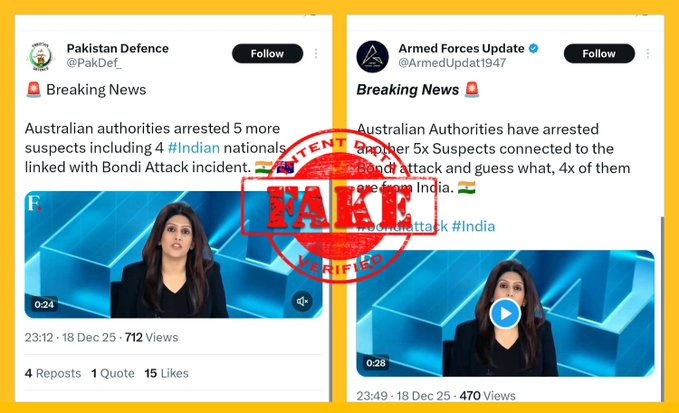 i_mravisharma's tweet photo. The #bondiattack tragedy is being misused for #Propaganda politics.
#ExposeFakeClaims #DigitalPropaganda #PalkiSharmaTruth #FactCheckNow @sowmiyasid @IndiaUnleashed_ https://t.co/elw65L6LMU