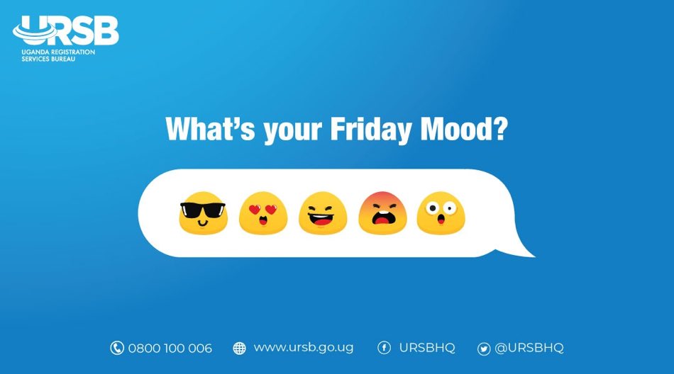 URSBHQ's tweet image. Share your Friday Mood using an emoji😊
#TGIFriday #FunFriday