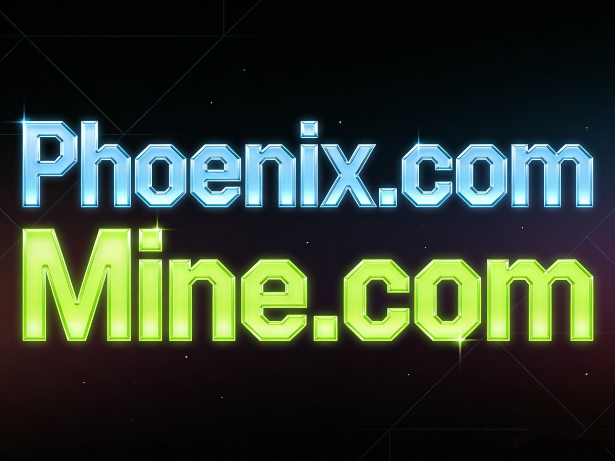 Phoenix.com or Mine.com ?
Which one do you choose? 
What one word .com domains do you have? 
#Premium #