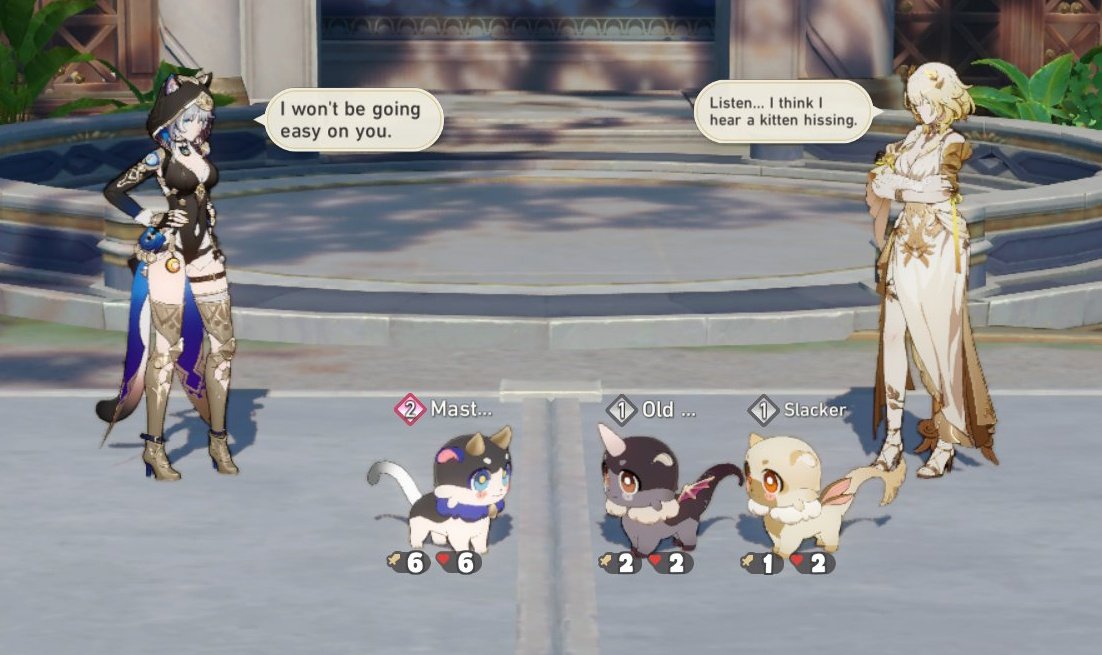 Aglaea has special dialogue when fighting these 4 chrysos heirs; hysilens, cerydra, tribbie and cipher 🥹