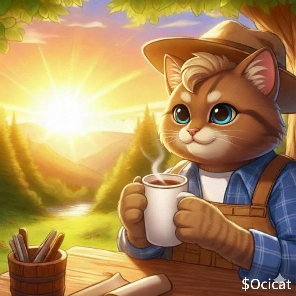 GM fam 🐾
TGIF ☀️
Big shoutout to everyone still believing, showing up, and supporting every day.
OCICAT sees you — and we appreciate you all 💛