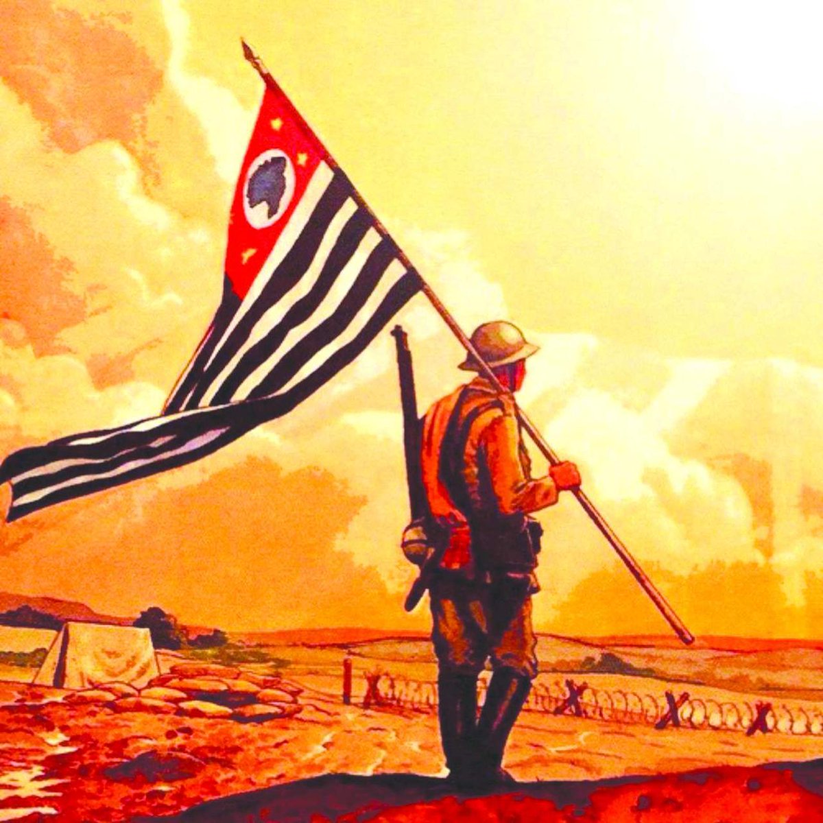 O Corinthians usa a bandeira do estado de S. Paulo mesmo antes do próprio estado usar.

A bandeira foi criada em 1888, porém só foi usada a partir de 1932 como símbolo paulista. Foi oficializada mesmo em 1948 como símbolo do estado.

O Corinthians usa desde 1919. 106 anos atrás