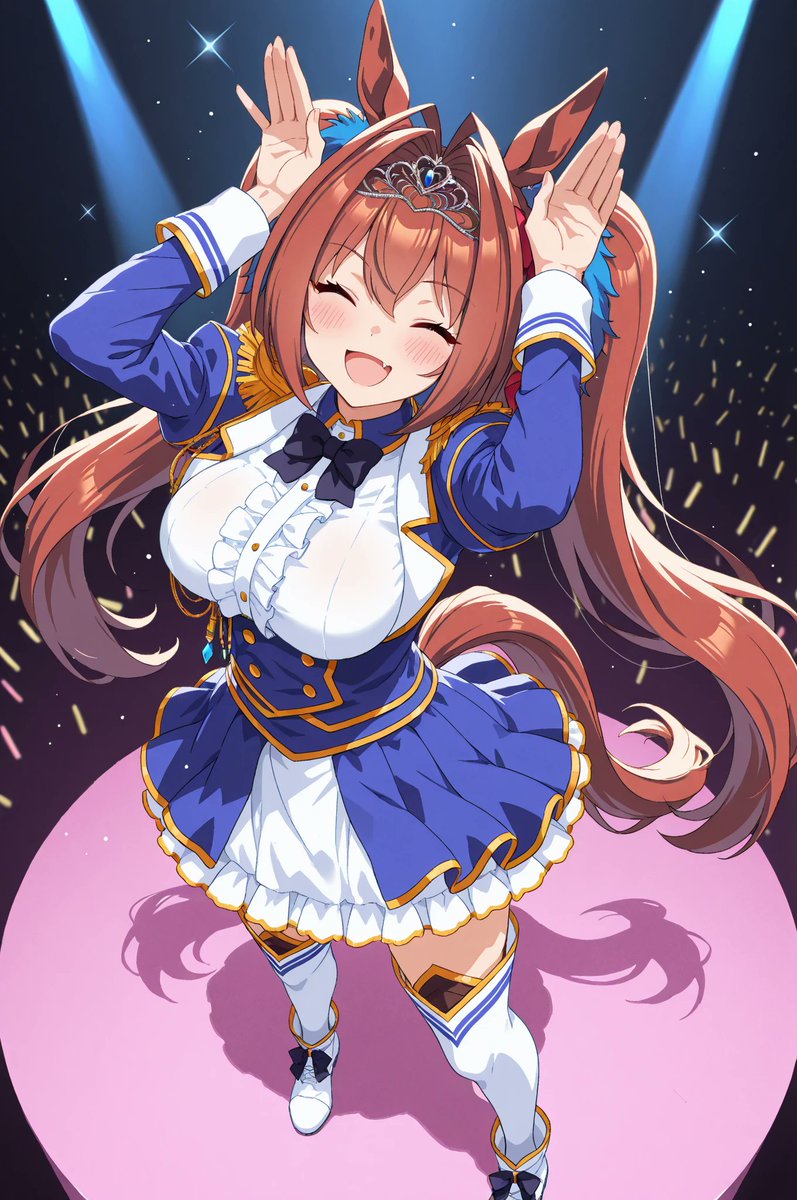 ウマぴょい♪
　　ウマぴょい♪
#AIart #AIイラスト