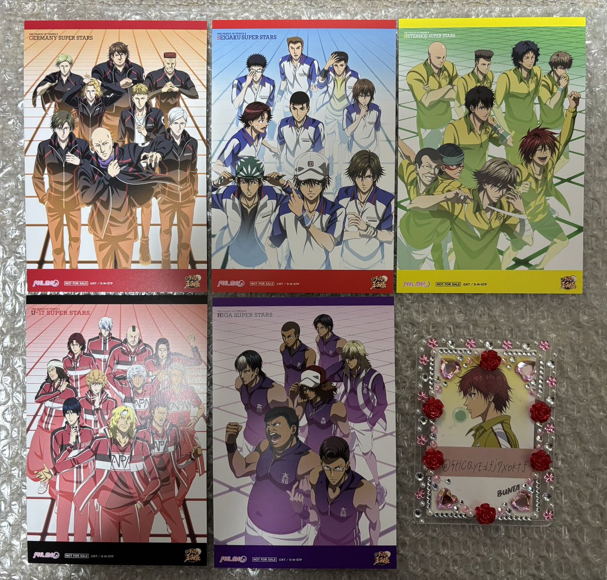 テニプリブロマイド オリジナルランダムブロマイド 日本＆スペイン（全12種