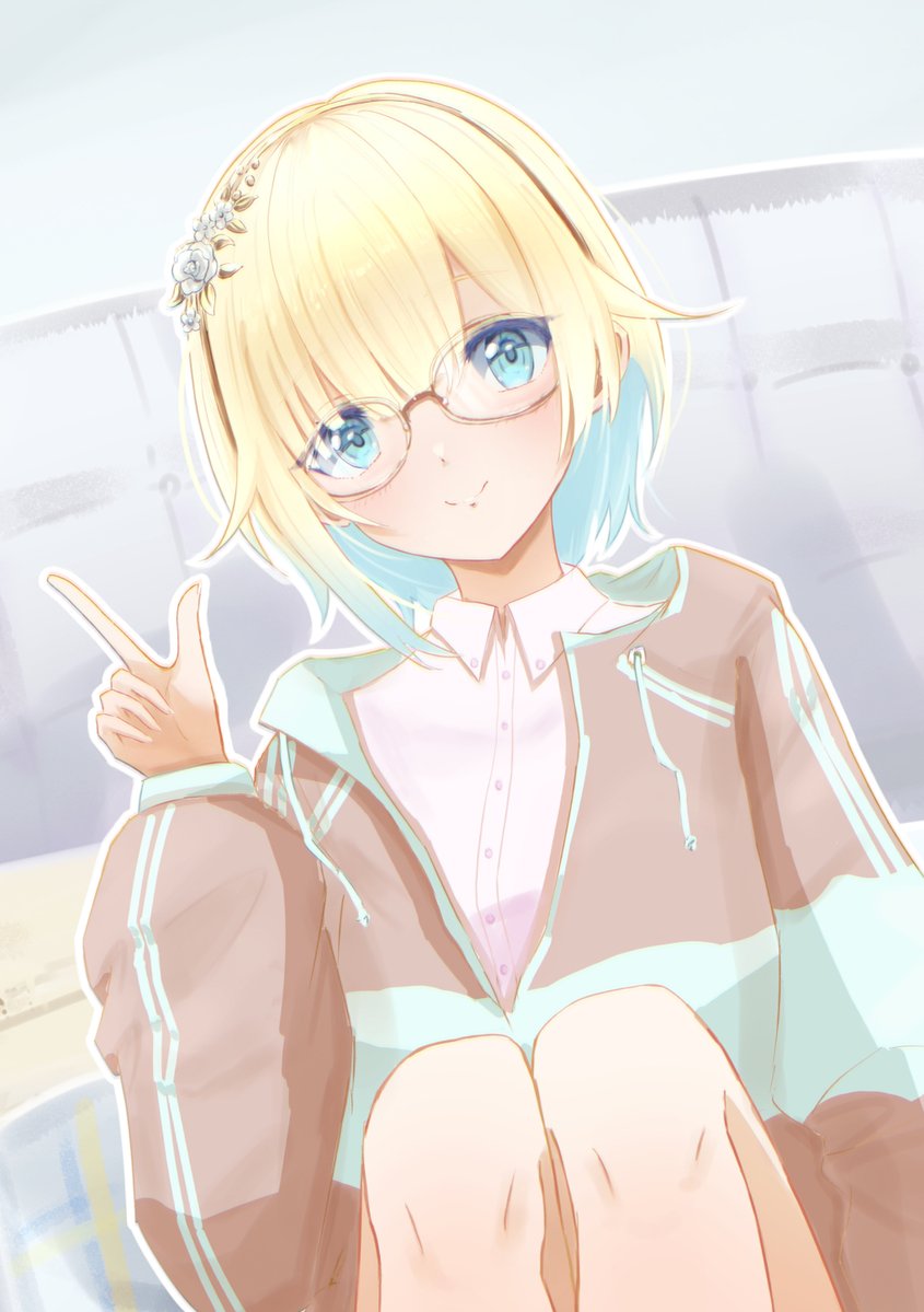 ぶいすぽっ！の藍沢エマちゃんを描きました。 いつも楽しい配信を