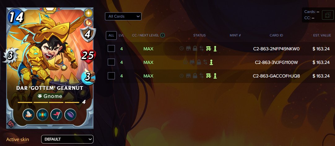 🔥 SPLINTERLANDS GAMERS on X — READ THIS 🔥

I’m delegating a MAX LEVEL GOTTEM 💎
💰 Current Value: $163
😈 Straight BEAST OF A CARD

HOW TO ENTER 👇
✅ Drop your Splinterlands avatar in the comments
✅ Repost this post
✅ Get LIKES on your comment
🏆 Winner = Most likes
🎁 Prize