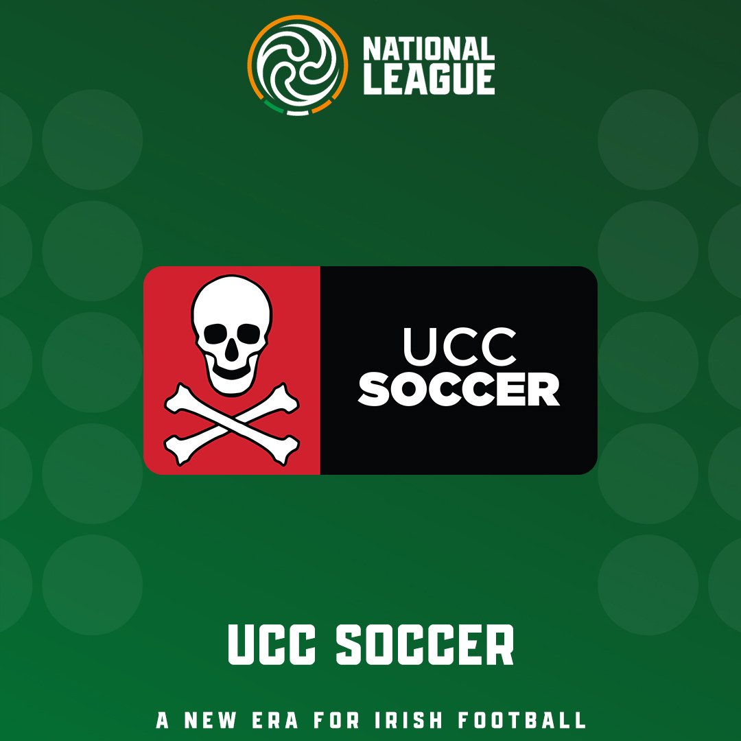 UCCSport's tweet photo. We’re delighted to confirm our application to join the new @FAIreland National League has been successful. This historic third tier creates a direct pathway from grassroots to the League of Ireland for the first time. An exciting new era 🇮🇪⚽️ @bankofireland @UCCSoccer https://t.co/6Y2ya9EEgW