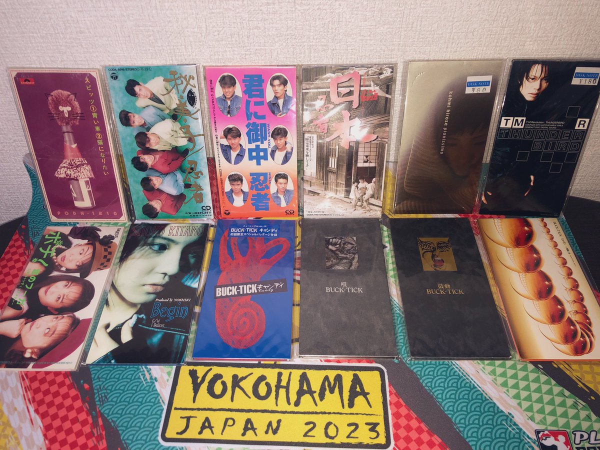 buck-tick 8cmCD 12枚セット 12/19に購入したCD( ¨̮ ) 8cmCD 21枚 ダウンタウンのミニアルバム 忍者