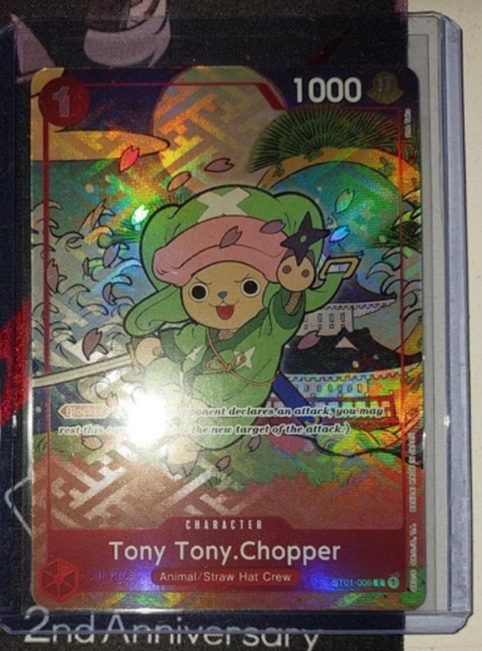 🚨 One Piece TCG Update: The ST01-006 1st Anniversary Chopper card is surging! 📈 Prices jumped from $20-50 early 2025 to $195+ now, with a sharp rise in December amid collector hype and low volume (just 2 sales/month).

 Chopper's upcoming debut in Netflix's Live Action Season 2