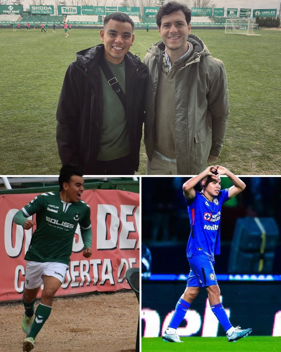 CD_Toledo's tweet photo. ¡Hoy hemos recibido una visita muy especial! 👋🤩

🇲🇽 @CharlyRdz se ha pasado por el Salto del Caballo para presenciar el entrenamiento y rememorar su gran temporada 2017/18.

🤝 ¡Mucha suerte con @CruzAzul y @miseleccionmx!

#SiempreCDToledo 💚⚪️ https://t.co/YzX90MaHGo