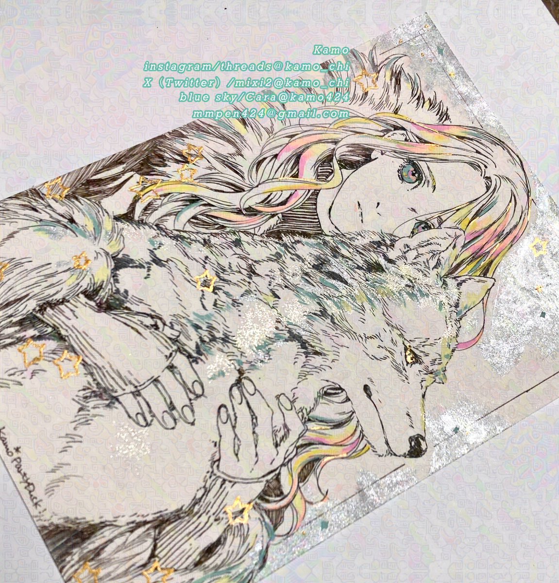 Time 絵画原画 魔法のRose