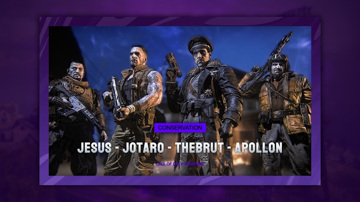 📢 On vous annonce qu'on conserve Jesus, Jotaro, TheBrut et Apollon pour notre roster Warzone en 2026 !

Il reste dans la famille ❤️