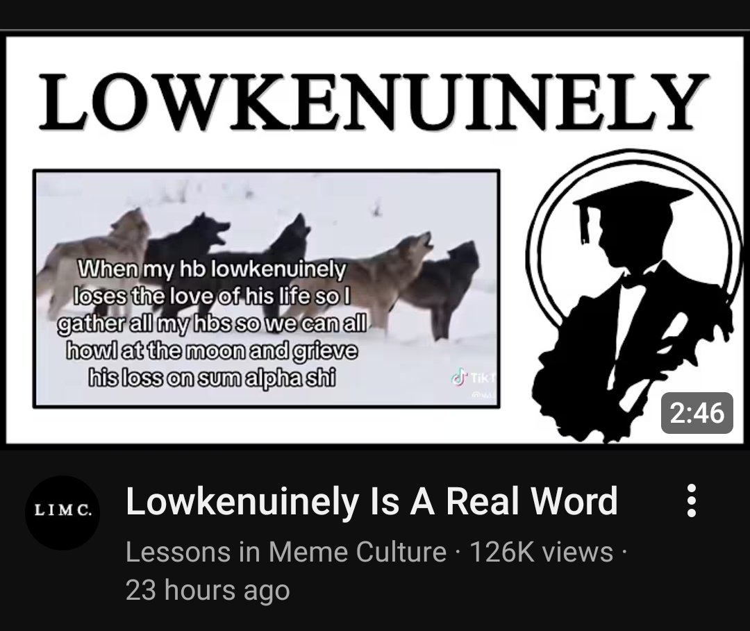 Holy shiiit!

An entire video about the lore behind lowkenuinely just dropped on YouTube and it has over 125k views in less than 24 hours

Lowkenuinely is lowkenuinely going viral everywhere