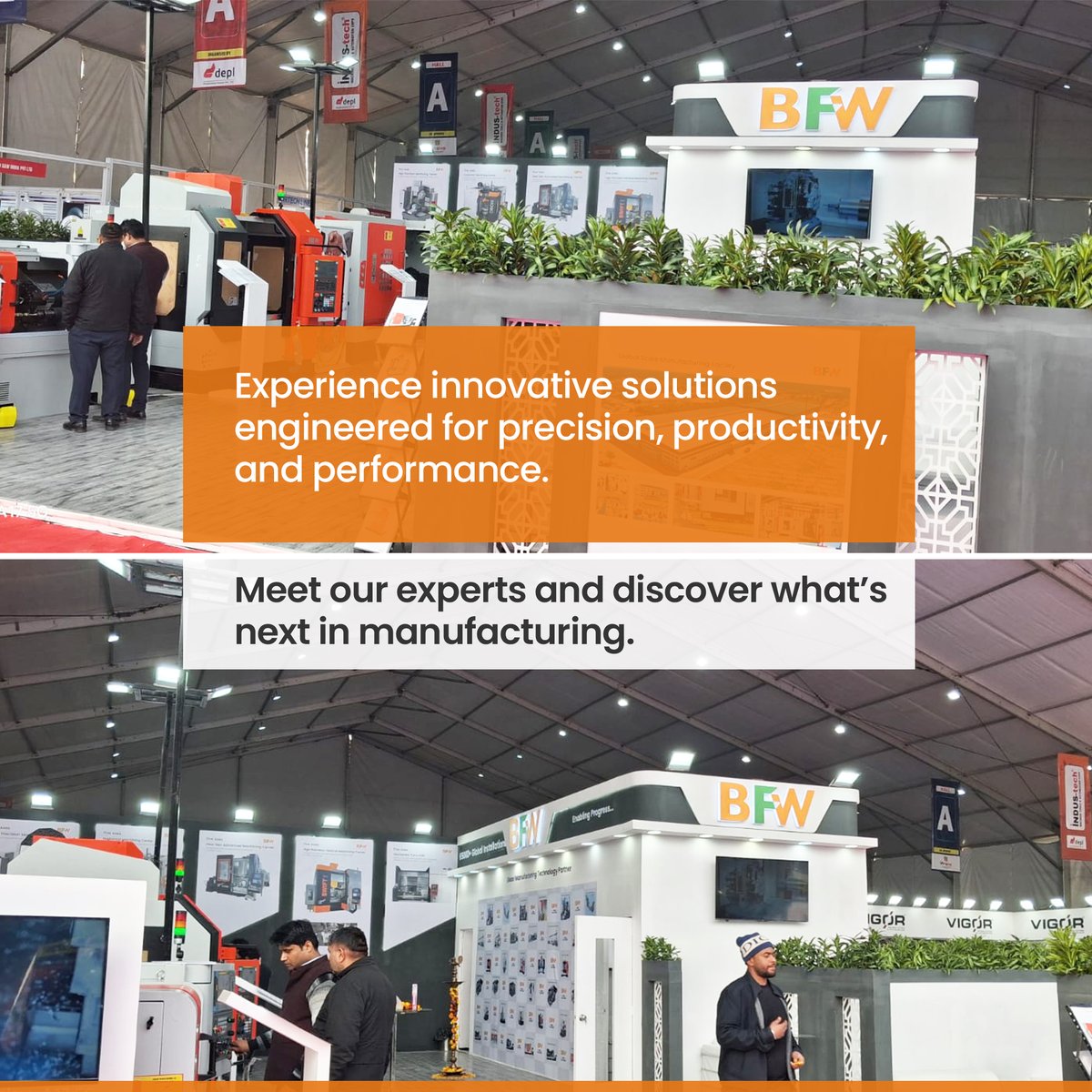 B_F_W_India's tweet image. Great interactions underway at 𝐈𝐍𝐃𝐔𝐒-𝐭𝐞𝐜𝐡 𝐄𝐱𝐩𝐨, 𝐅𝐚𝐫𝐢𝐝𝐚𝐛𝐚𝐝.

We are delighted to welcome 𝐌𝐫. 𝐏𝐮𝐧𝐞𝐞𝐭 𝐕𝐢𝐧𝐚𝐲𝐚𝐤, 𝐌𝐚𝐧𝐚𝐠𝐢𝐧𝐠 𝐃𝐢𝐫𝐞𝐜𝐭𝐨𝐫, 𝐀𝐦𝐚𝐫 𝐔𝐝𝐲𝐨𝐠, along with his team at the BFW stall during the ongoing expo.

#IndusTech #BFW