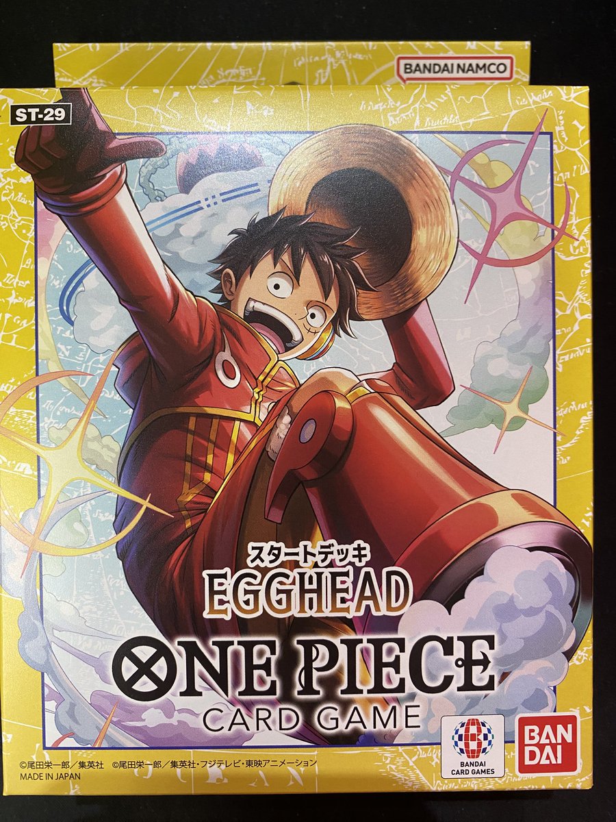 新弾情報】 スタートデッキ 『EGGHEAD』 ￥1️⃣,4️⃣3️⃣0️⃣円