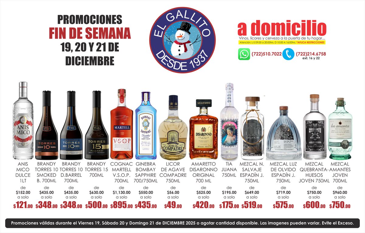 vinoselgallito's tweet image. Finde!!!

#torres #martell #bombaysapphire #disaronno #luzdeolvido #captainmorgan #bacardi #campoazul #destilador #sauza #hornitos #cuervotradicional #maestrodobel #arette #teremana #donjulio70 #riccadonna #jimbeam #buchanans #chivasregal #johnniewalker #glenfiddich #amigallitos