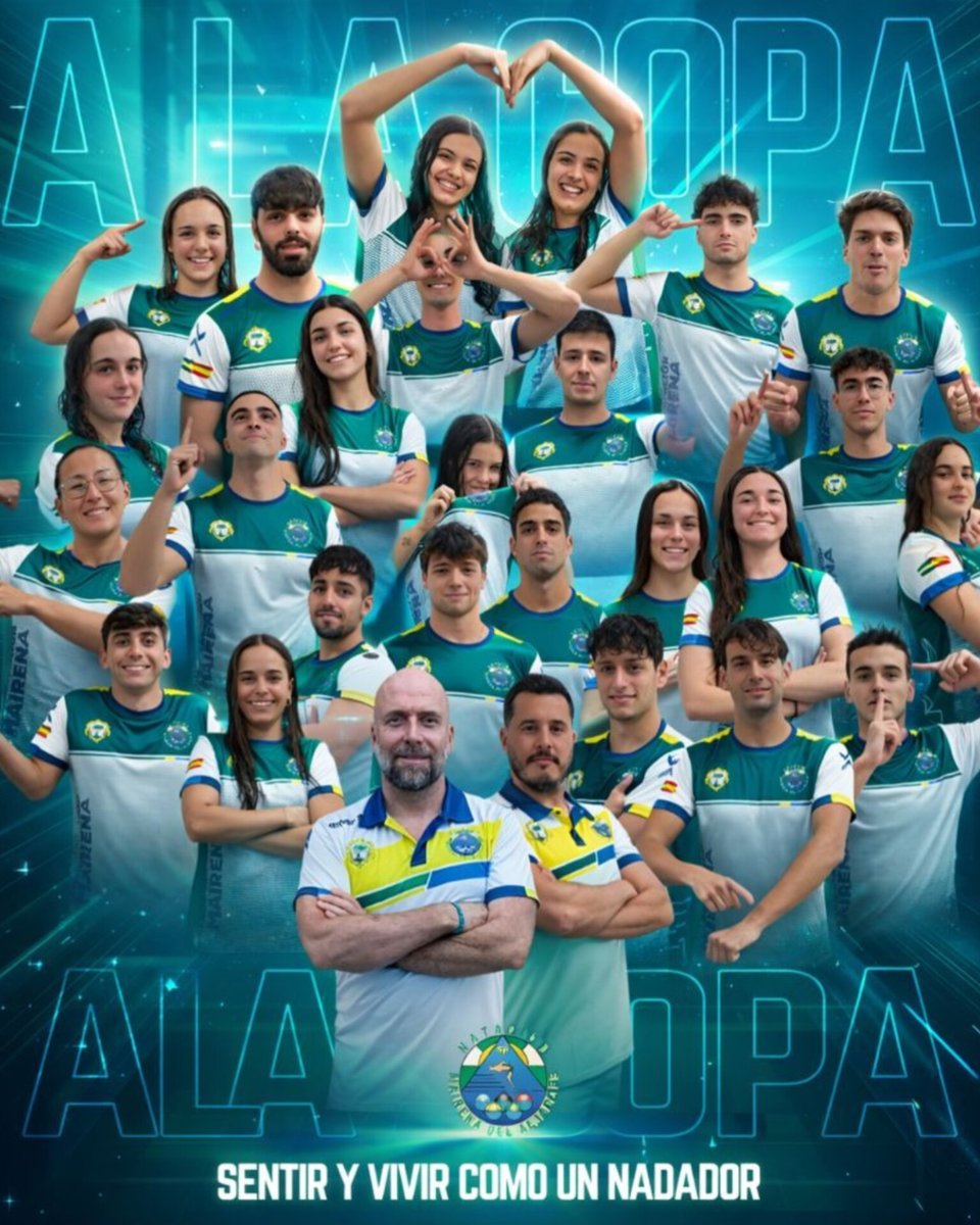 Un equipo.
Un objetivo.
La Copa.
Vamos con todo.

#SentirYVivirComoUnNadador