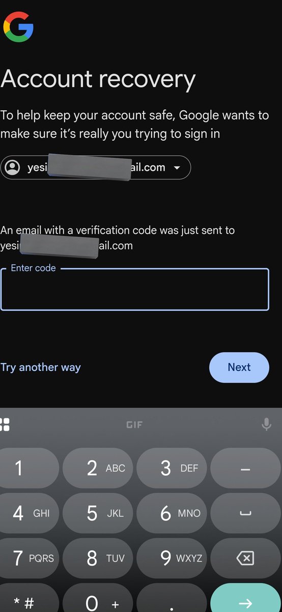 devotedhruv's tweet photo. @TeamYouTube Here it's giving me same gmail address which i have no access to but i only have the access to the phone number linked with this gmail. https://t.co/t4Ij6reYJg