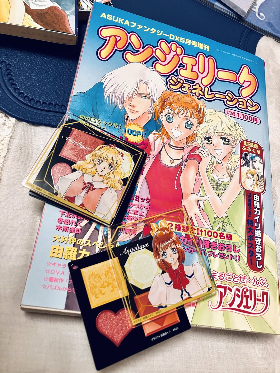 なんかよくわからんけど、とりあえず買うとこか…？だったやつも、思ったよりずっと可愛かったです。
少女雑誌のふろくみたい！