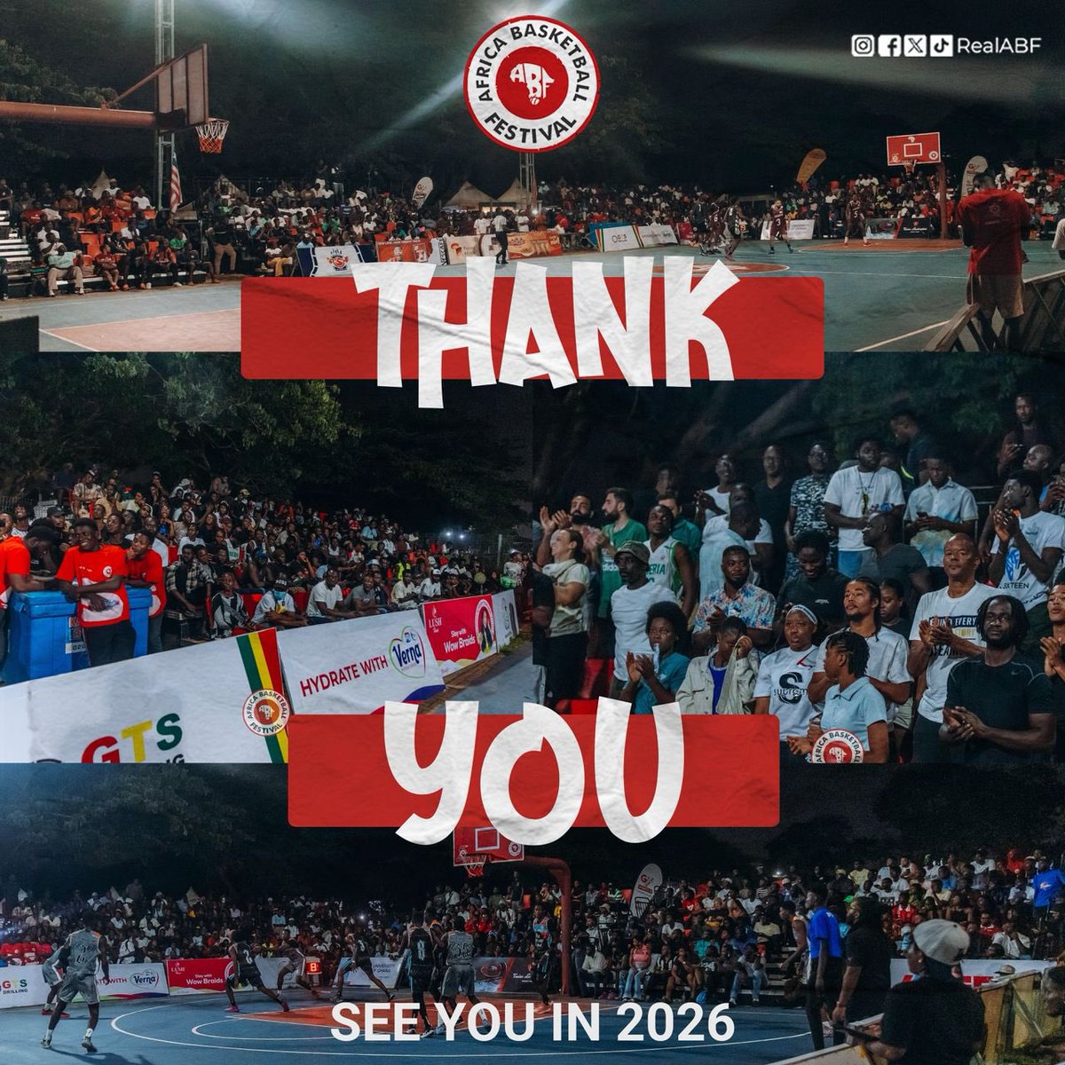 THANK YOU ❤️
To the fans, teams, partners, sponsors, volunteers, and everyone who showed up — you made ABF 2025 unforgettable.

See you in 2026 !

#abfat5 #abf2025 #africabasketballfestival