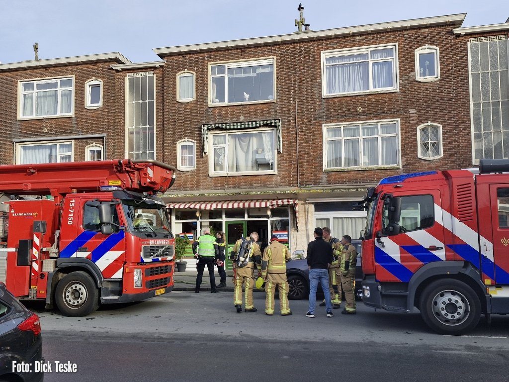 Brand in afzuiginstallatie Thais restaurant