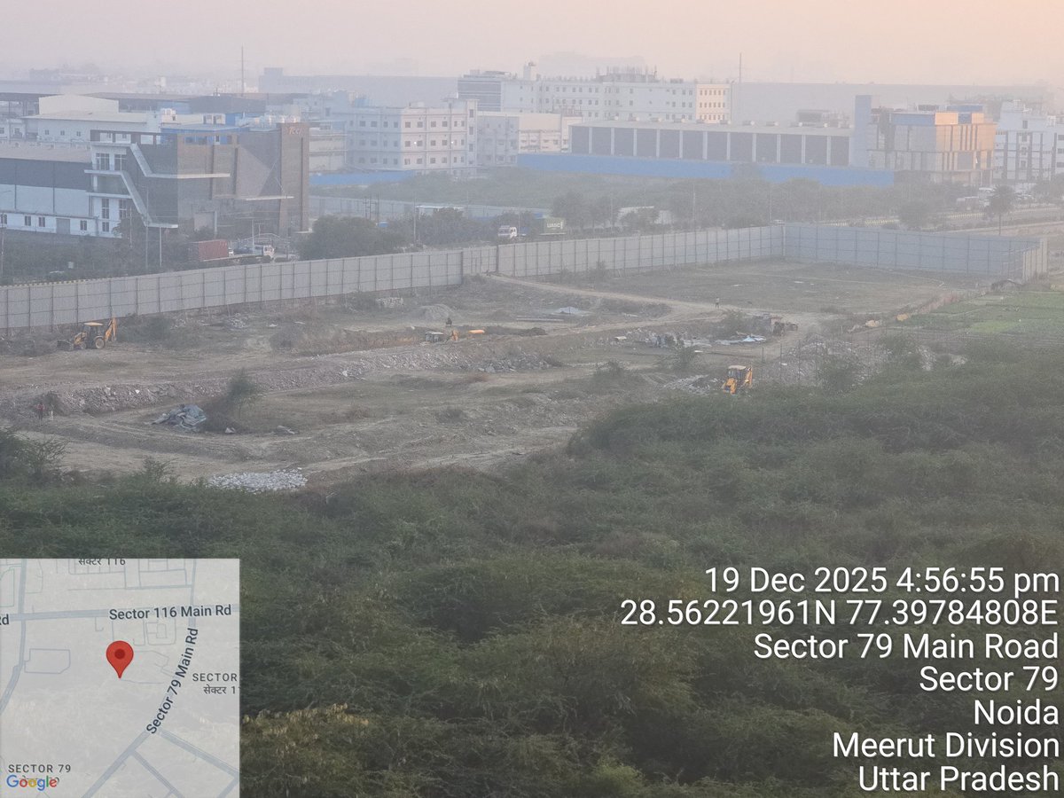 Dear CEO 
In Sportscity sector 79 Mafia has encroached upon a big part of land, started plotting and laying roads with help of dumpers and road rollers. This mafia is seating here since 2023. please action <a href="/CMOfficeUP/">CM Office, GoUP</a>
<a href="/CeoNoida/">CEO, NOIDA Authority</a> <a href="/CPCB_OFFICIAL/">Central Pollution Control Board</a> <a href="/noida_authority/">NOIDA Authority</a> <a href="/CAQM_Official/">Commission for Air Quality Management</a>