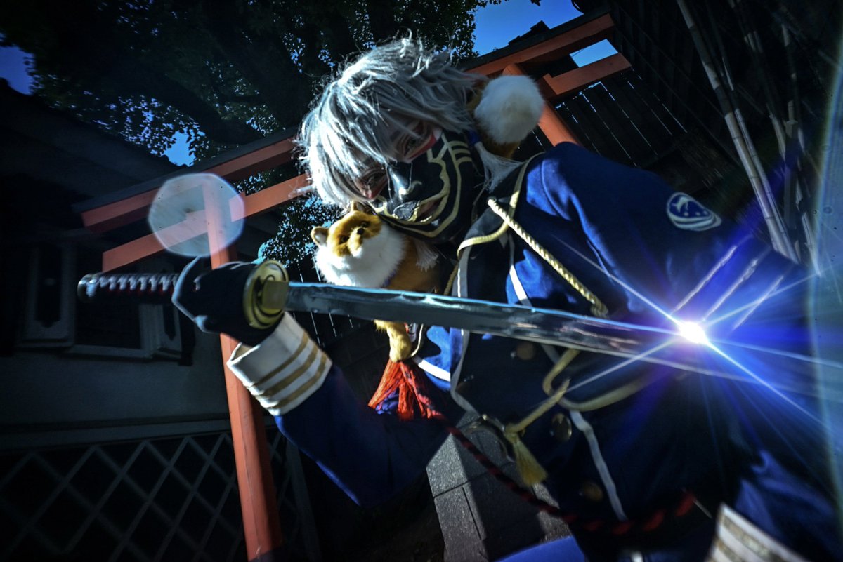 cosplay 刀剣乱舞

鳴狐

『 そこだね、 』

photo：紅星さん(<a href="/RedStar_795/">紅星@依頼はリトリン参照</a>)

 #上洛まつり2025
 #上洛コスプレ