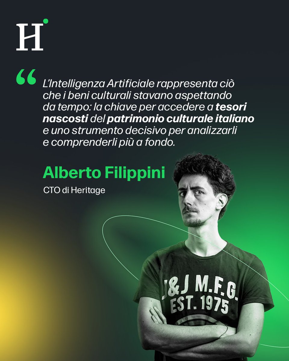 🎙️ Come l’AI può essere a servizio del #CulturalHeritage e quali opportunità ha introdotto nella valorizzazione degli attrattori? (musei, archivi, mostre, …) Lo abbiamo chiesto ad Alberto Filippini, CTO di Heritage!

Leggi l'intervista completa 👉linkedin.com/feed/update/ur…