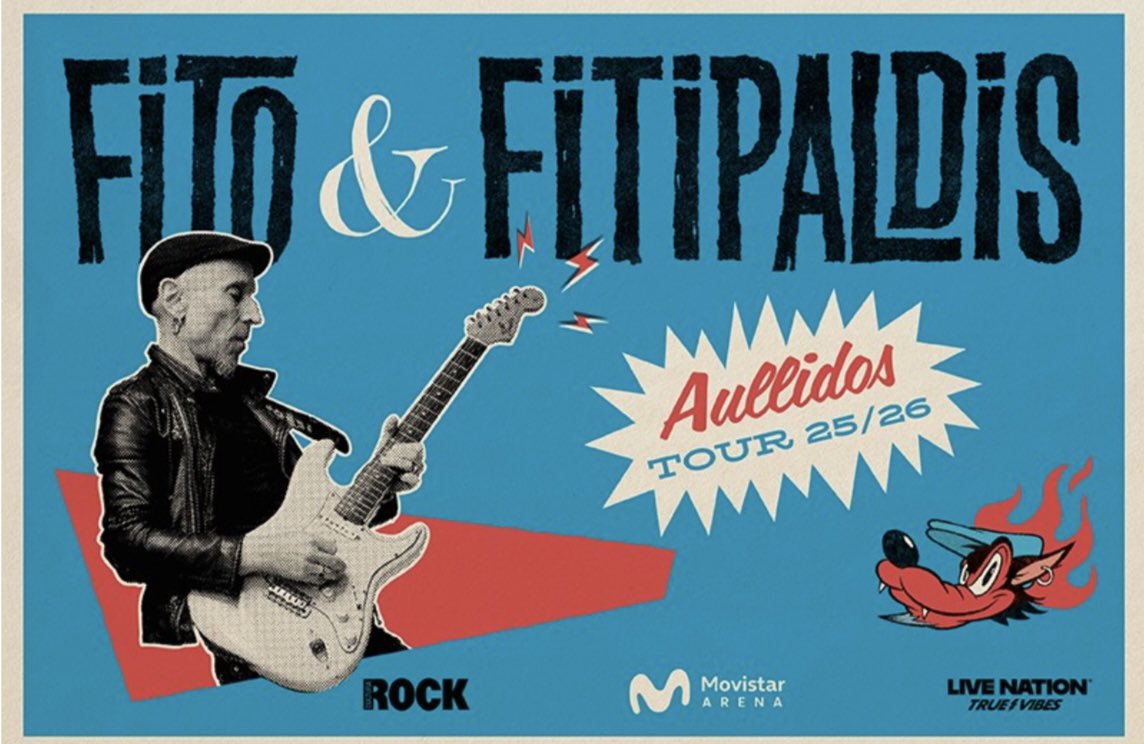 Vendo entrada para FITO &amp; FITIPALDIS el 9 de Mayo en Madrid!! 
No puedo ir porque no voy a estar en Madrid 
Cualquier cosa dm o insta @lau.belda !!!!
