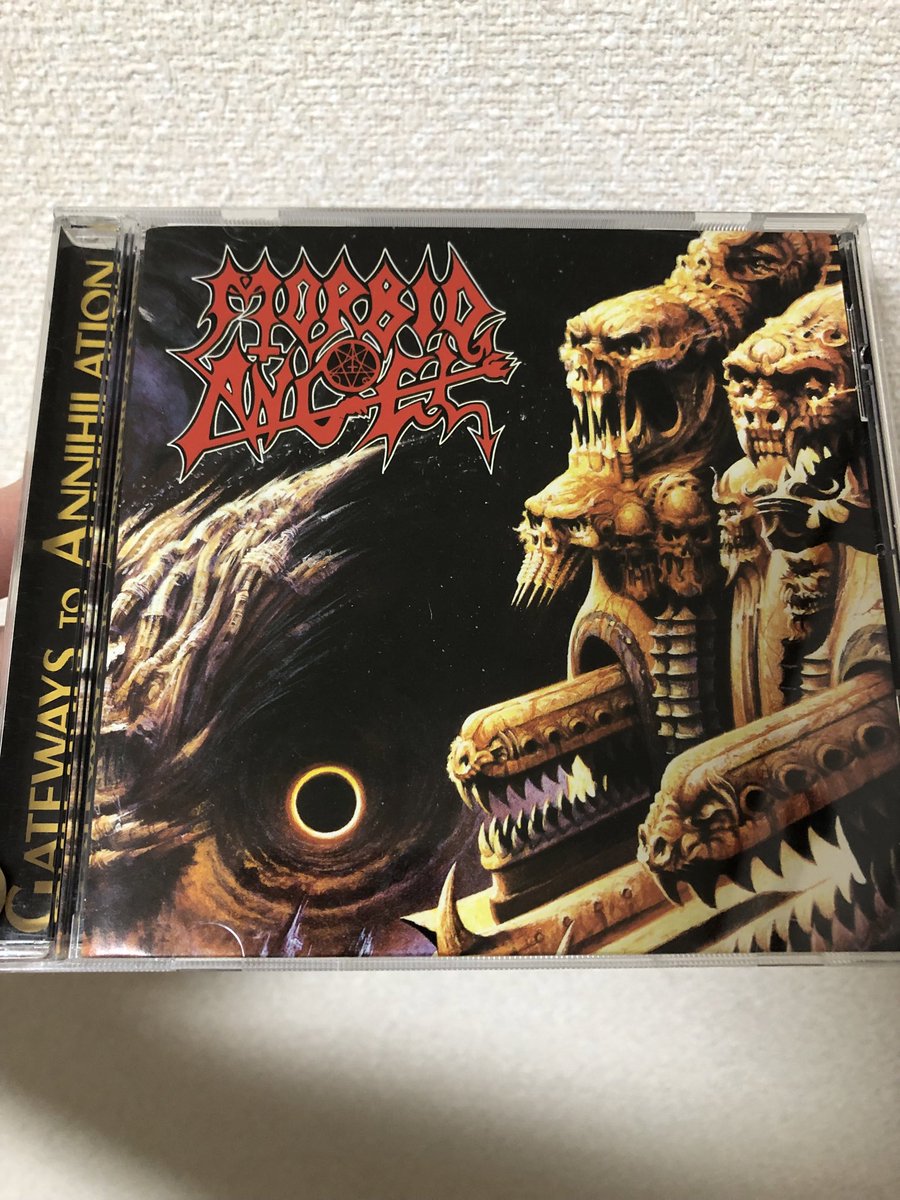 Morbid Angel CD 7枚セット 最近CDで音楽を聴いてなかったので、CDで聴きます💿 Morbid Angelの「G