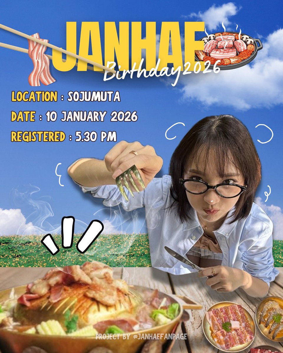 Notice of Venue Change for the Birthday Event #JANHAEBIRTHDAY2026 ‼️📣

The venue has been changed
from Waiwattananivas Foundation 
➡️ SOJUMUTA, Banthat Thong ✨

Please note that all previously donated funds will still be fully donated as planned 🙏🏻

<a href="/Janhae/">JH</a> #JANHAE #JANIVERSE