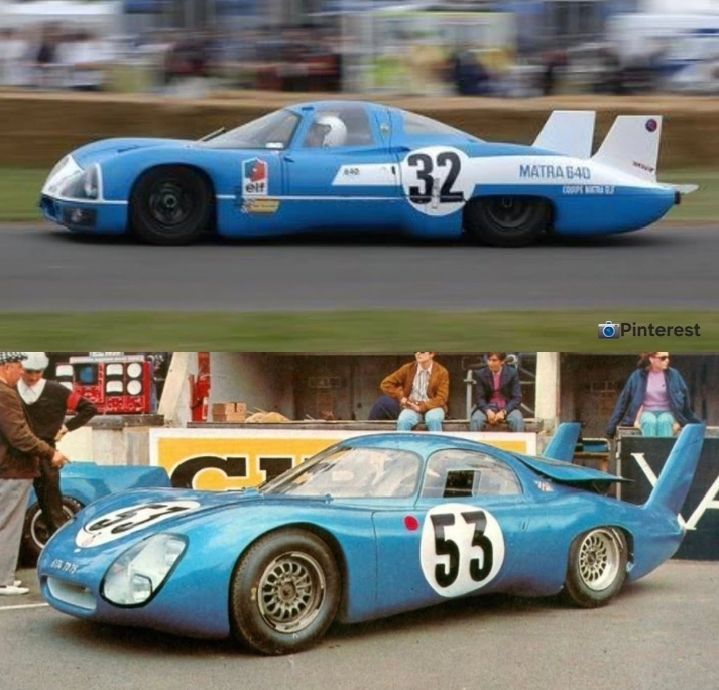 Retromania4ever's tweet image. 🟦⬜🟥 #Motorsport
1969 #Matra #Simca MS640 
1966 CD- #PEUGEOT SP66