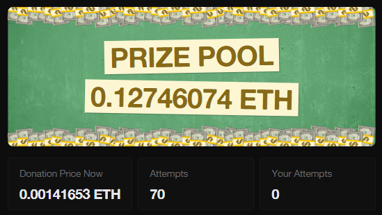 There have been 70 attempts, and the prize pool has increased to nearly 0.13 ETH.

I want you to solve the Riddle: xybot.xyber.inc 🫵