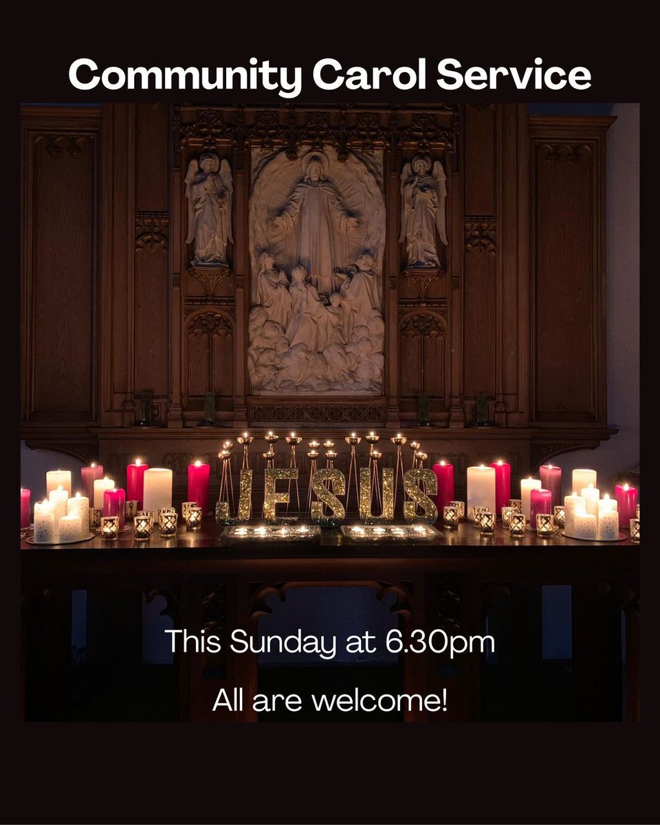 Join us to sing some carols this Sunday with our scratch choir, followed by festive refreshments 🎄

#SMoBWoking #Woking
