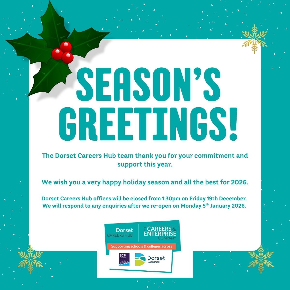 Dorset Careers Hub tweet media